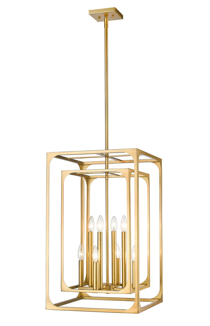 Z-Lite Canada - 3038-8RB - Eight Light Chandelier - Easton - Rubbed Brass