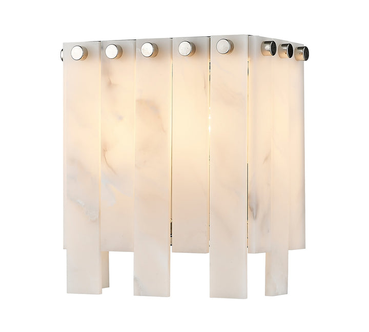 Viviana Two Light Wall Sconce in Polished Nickel - available from The Lighting Shoppe, trusted by Canadian homeowners