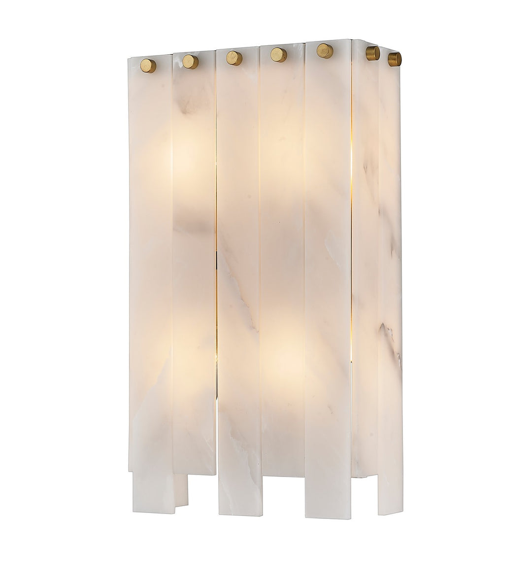 Viviana Four Light Wall Sconce in Rubbed Brass - available from The Lighting Shoppe, trusted by Canadian homeowners