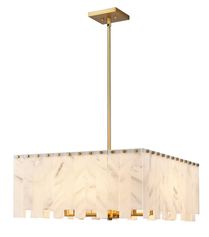Z-Lite Canada - 345P26-RB - Eight Light Chandelier - Viviana - Rubbed Brass