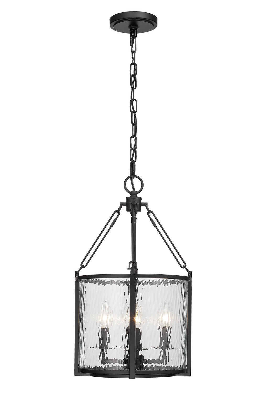 Z-Lite Canada - 346P12-MB - Four Light Pendant - Barrington - Matte Black
