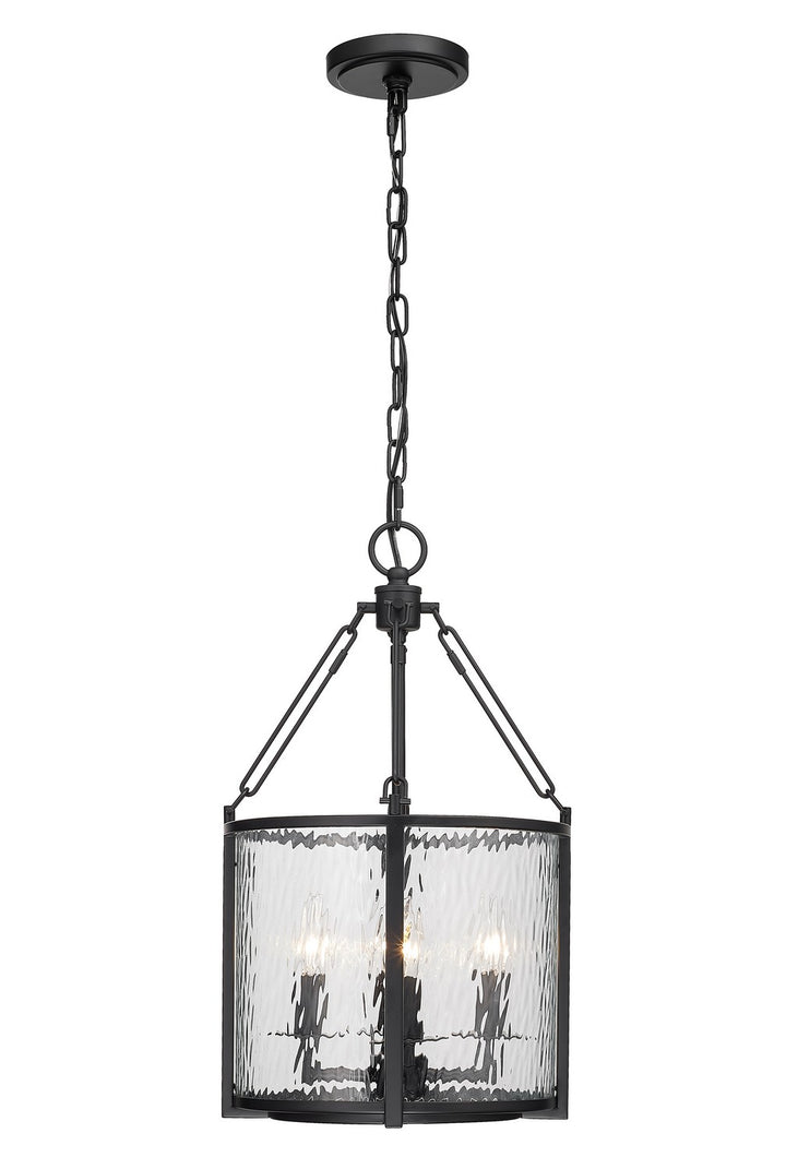 Z-Lite Canada - 346P12-MB - Four Light Pendant - Barrington - Matte Black