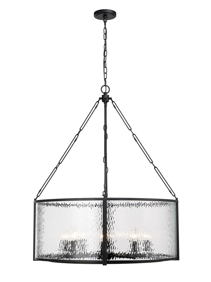 Z-Lite Canada - 346P32-MB - Eight Light Chandelier - Barrington - Matte Black