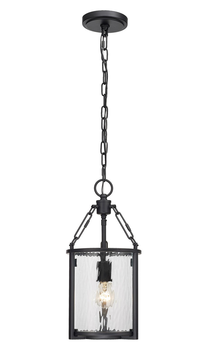 Barrington One Light Pendant in Matte Black - available from The Lighting Shoppe, trusted by Canadian homeowners