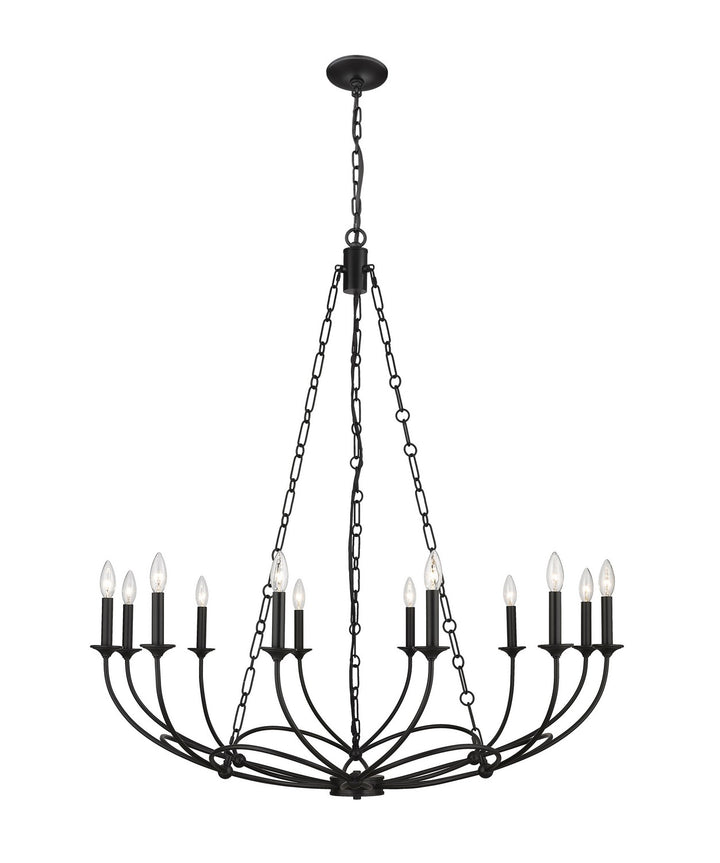 Z-Lite Canada - 3500-12MB - 12 Light Chandelier - Arabella - Matte Black