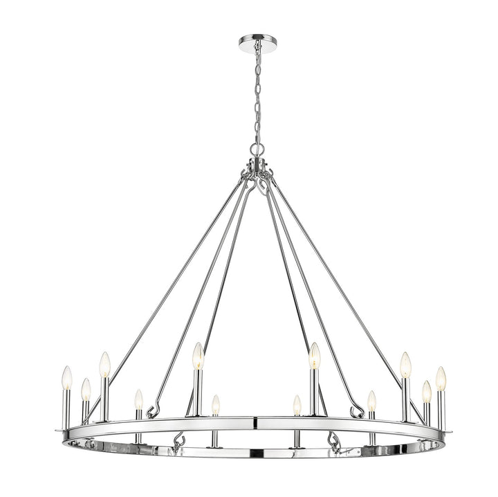 Z-Lite Canada - 482R-12PN - 12 Light Chandelier - Barclay - Polished Nickel