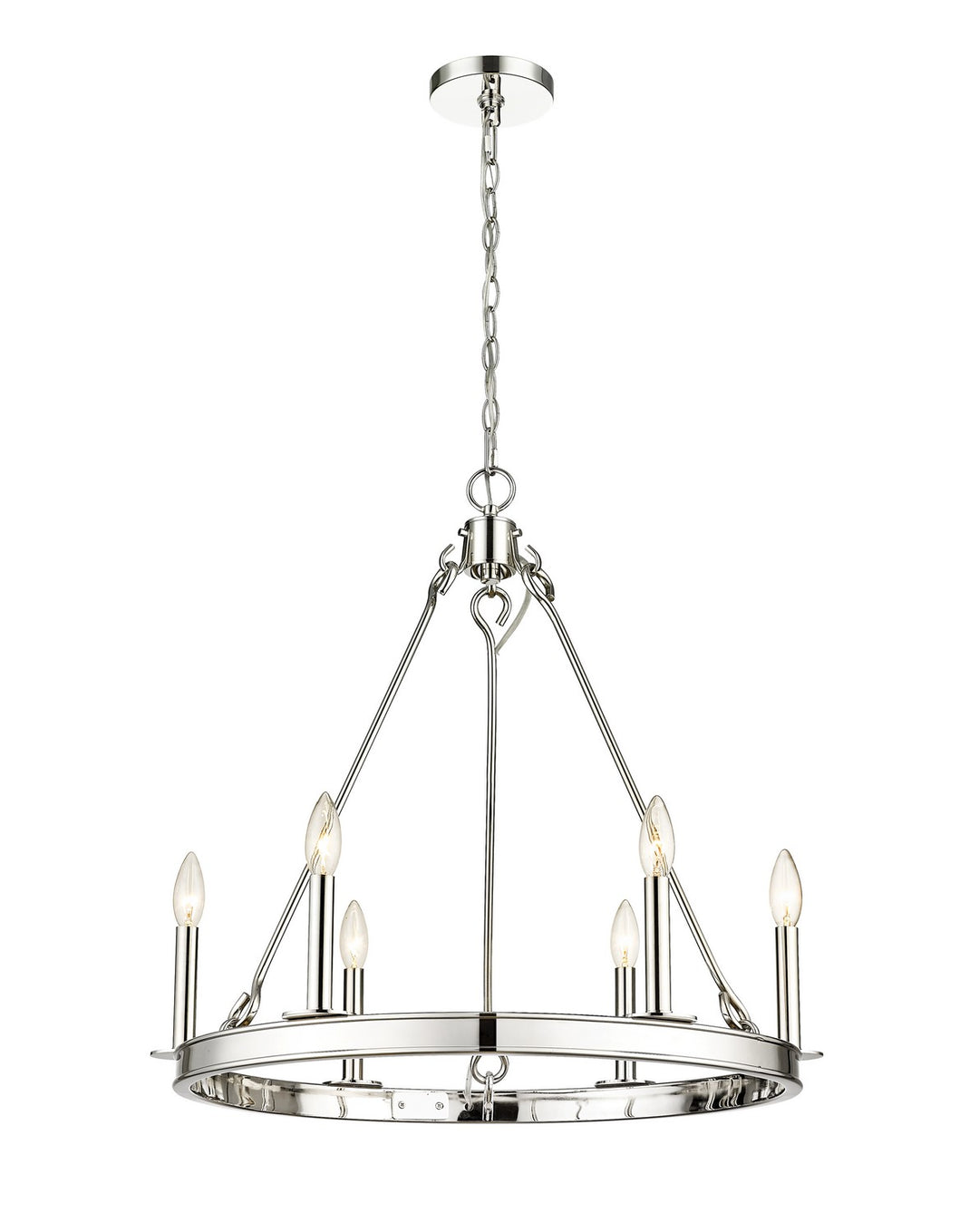 Z-Lite Canada - 482R-6PN - Six Light Chandelier - Barclay - Polished Nickel
