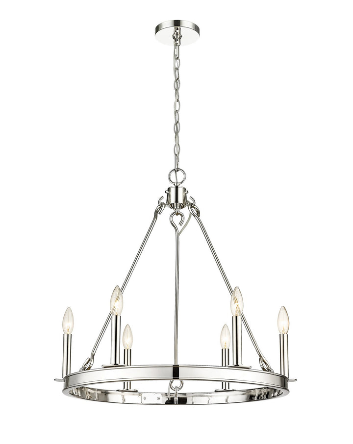 Z-Lite Canada - 482R-6PN - Six Light Chandelier - Barclay - Polished Nickel