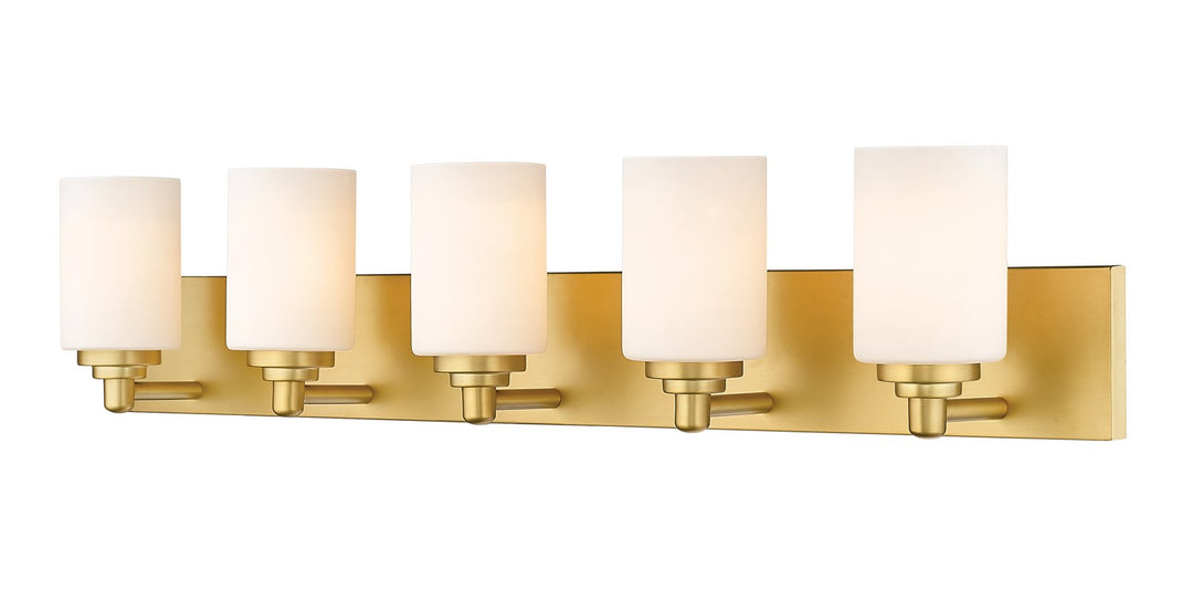 Z-Lite Canada - 485-5V-BG - Five Light Vanity - Soledad - Brushed Gold