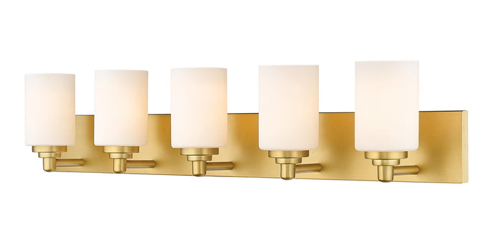 Z-Lite Canada - 485-5V-BG - Five Light Vanity - Soledad - Brushed Gold