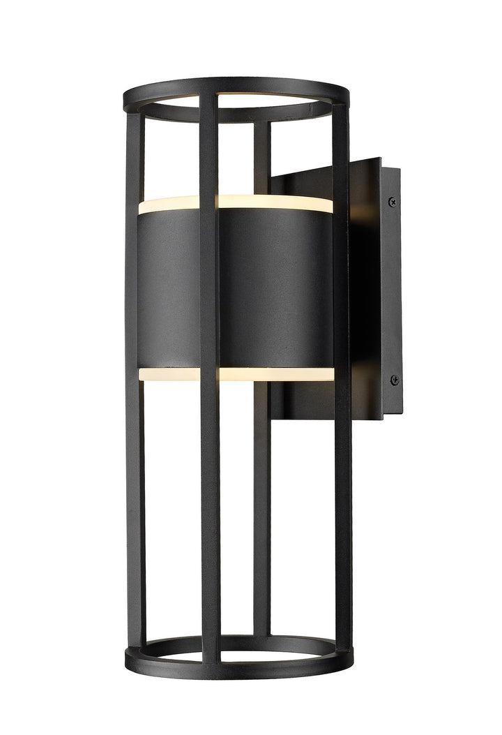 Luca LED Outdoor Wall Mount in Black - available from The Lighting Shoppe, trusted by Canadian homeowners