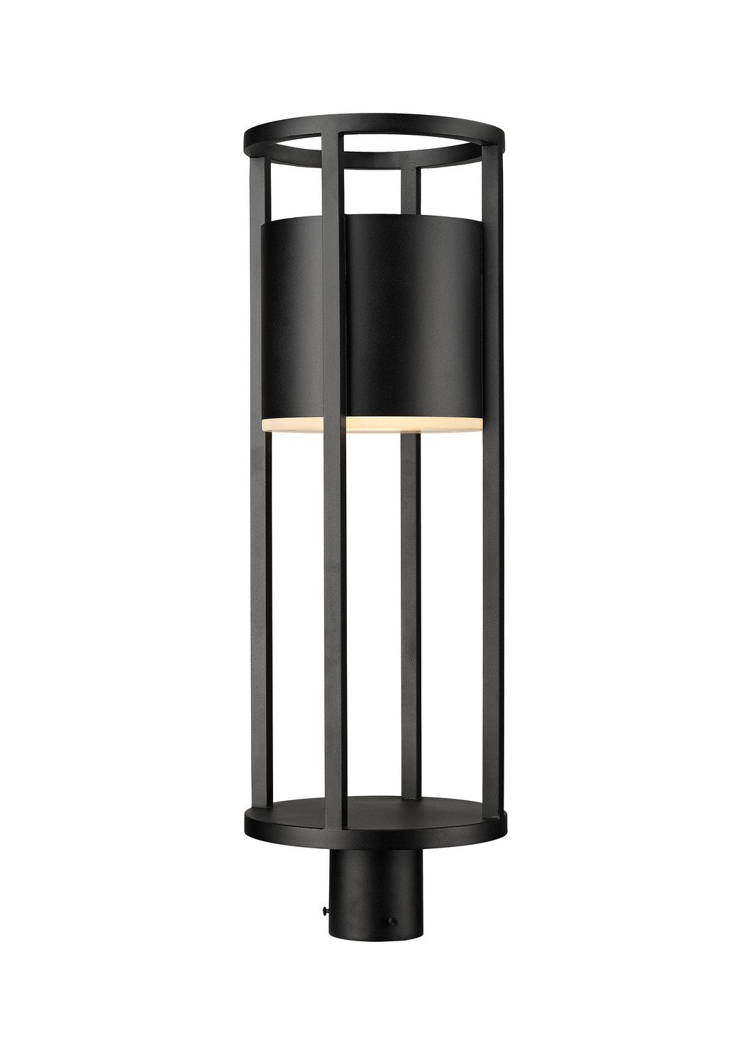 Luca LED Outdoor Post Moun Fixture in Black - available from The Lighting Shoppe, trusted by Canadian homeowners