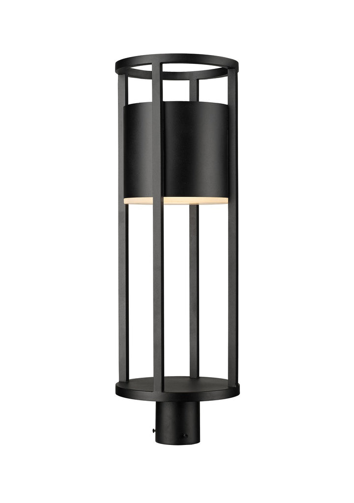 Luca LED Outdoor Post Moun Fixture in Black - available from The Lighting Shoppe, trusted by Canadian homeowners