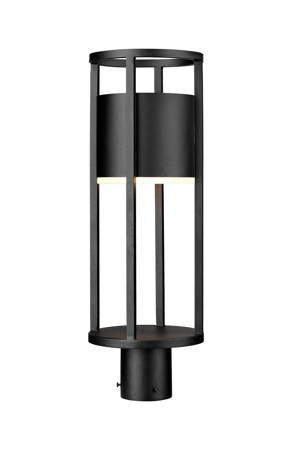 Luca LED Outdoor Post Moun Fixture in Black - available from The Lighting Shoppe, trusted by Canadian homeowners