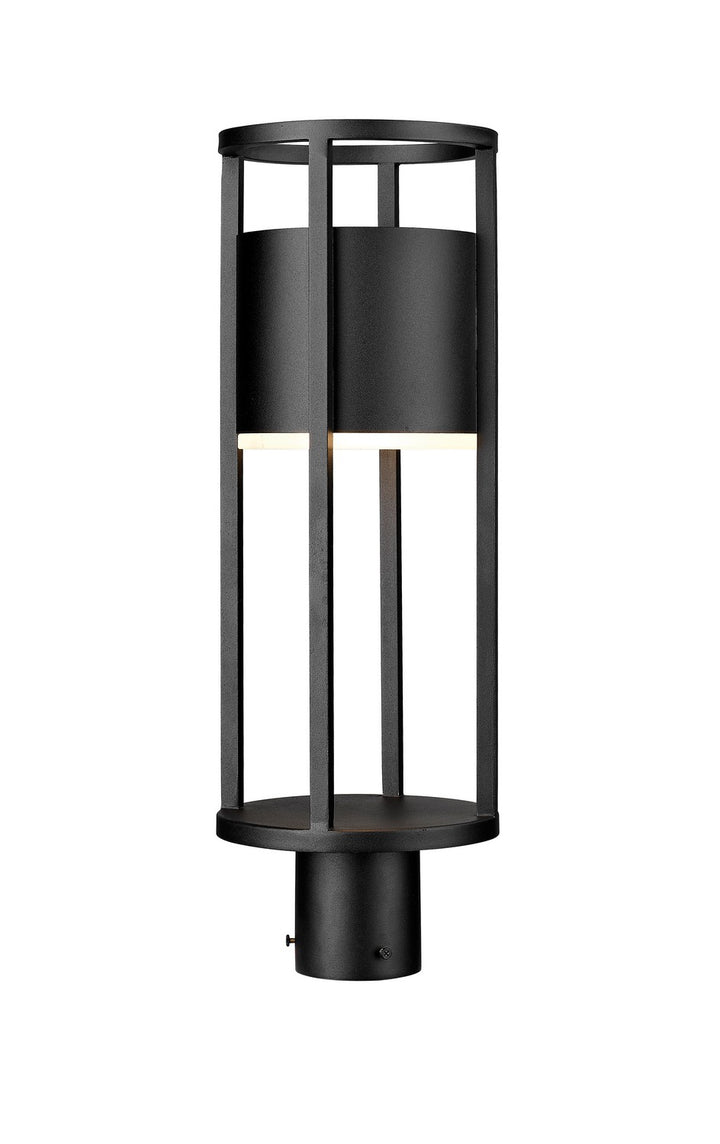 Luca LED Outdoor Post Moun Fixture in Black - available from The Lighting Shoppe, trusted by Canadian homeowners