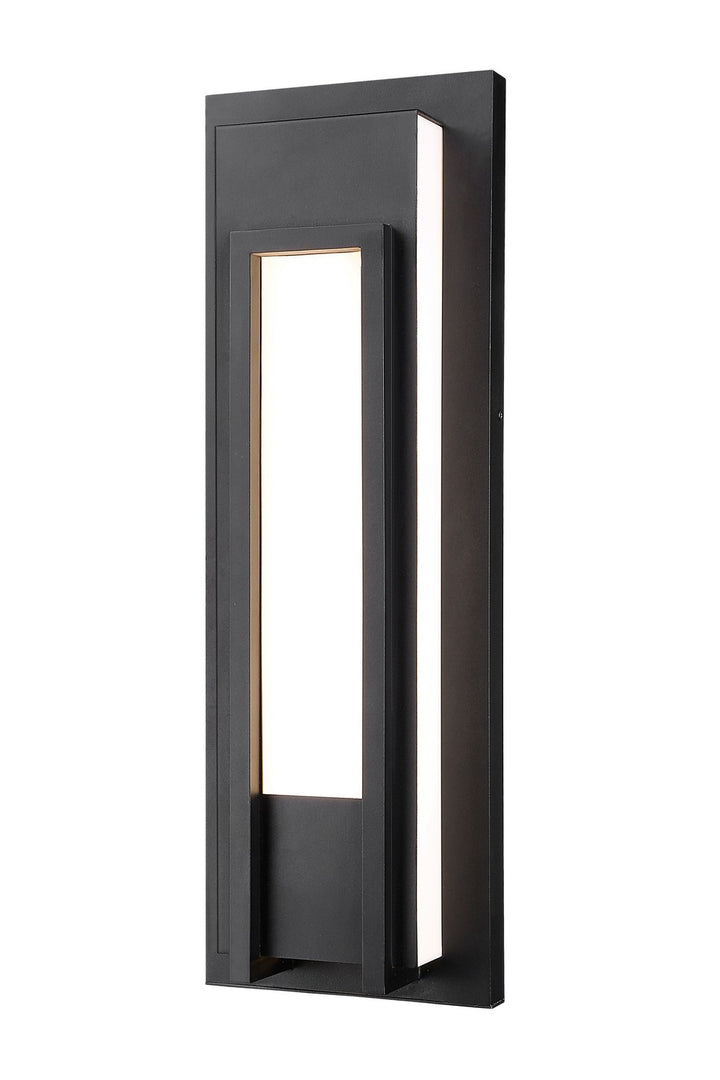 Keaton LED Outdoor Wall Mount in Black - available from The Lighting Shoppe, trusted by Canadian homeowners