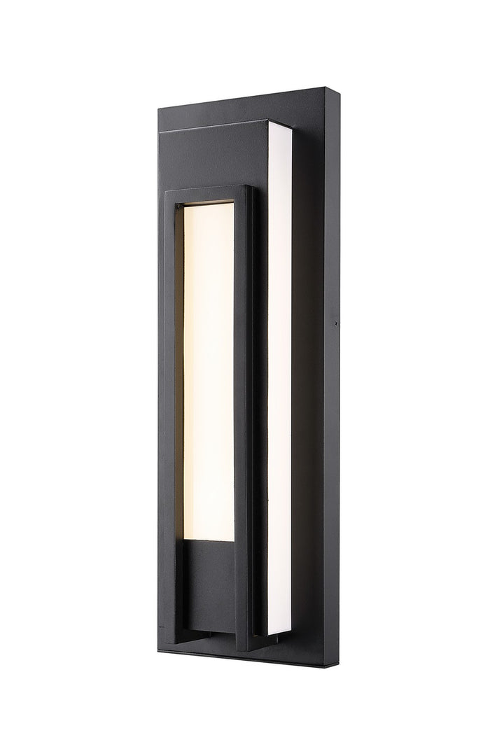 Keaton LED Outdoor Wall Mount in Black - available from The Lighting Shoppe, trusted by Canadian homeowners
