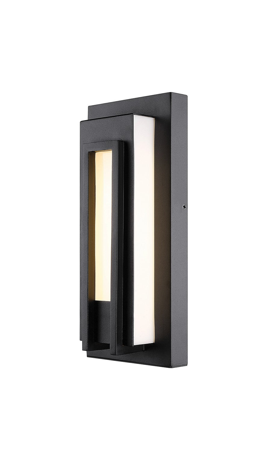 Keaton LED Outdoor Wall Mount in Black - available from The Lighting Shoppe, trusted by Canadian homeowners