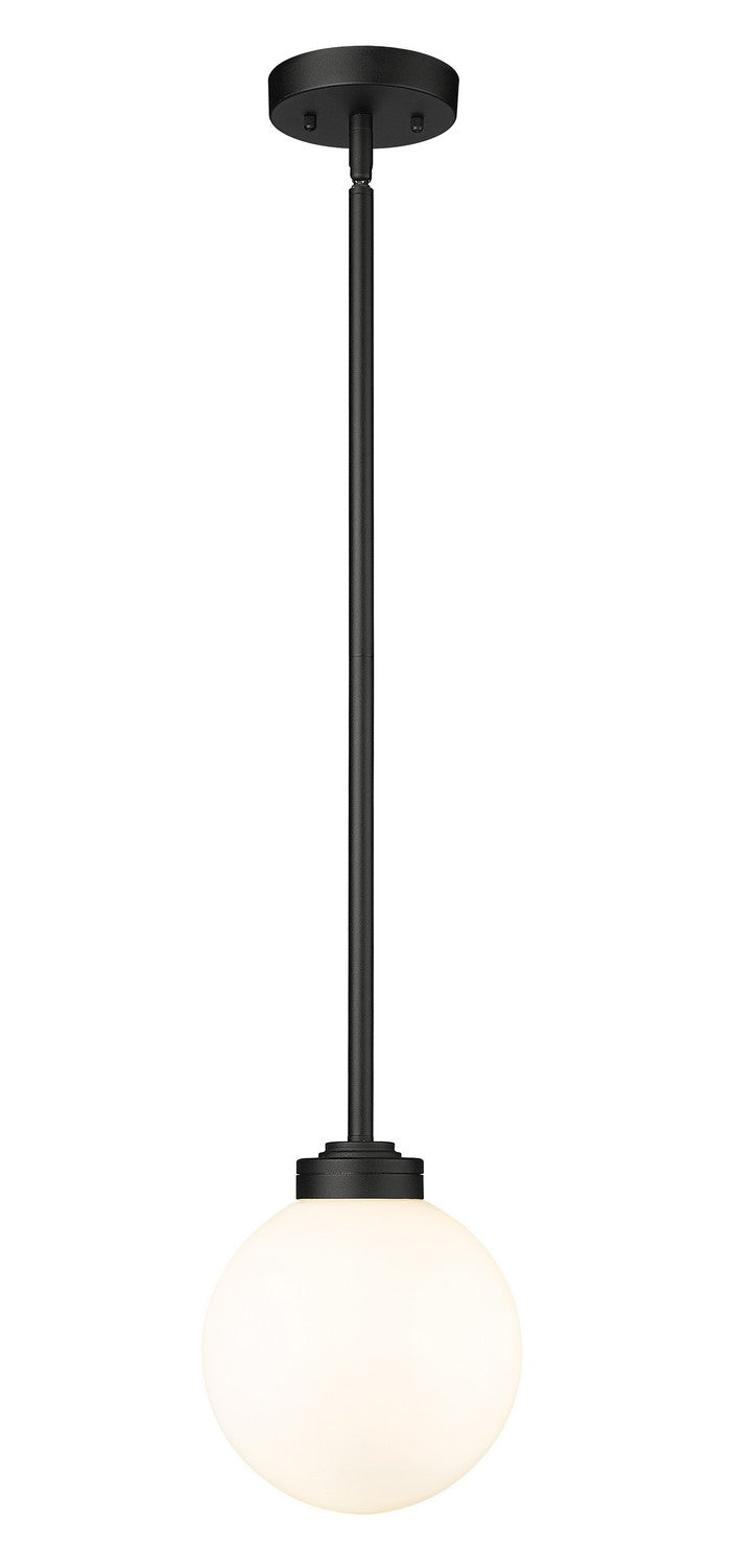 Laurent One Light Outdoor Pendant in Black - available from The Lighting Shoppe, trusted by Canadian homeowners