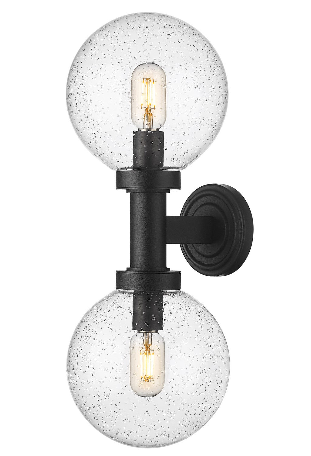 Z-Lite Canada - 599M2-BK - Two Light Outdoor Wall Sconce - Laurent - Black