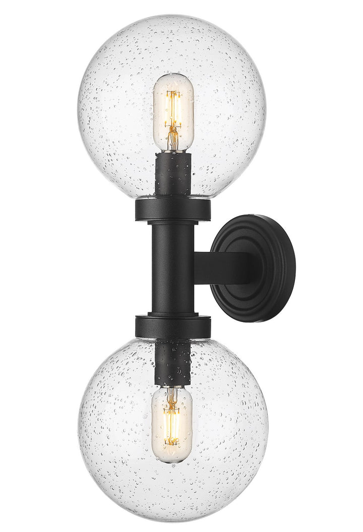 Z-Lite Canada - 599M2-BK - Two Light Outdoor Wall Sconce - Laurent - Black