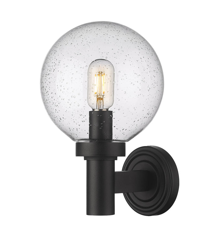 Laurent One Light Outdoor Wall Light in Black - available from The Lighting Shoppe, trusted by Canadian homeowners