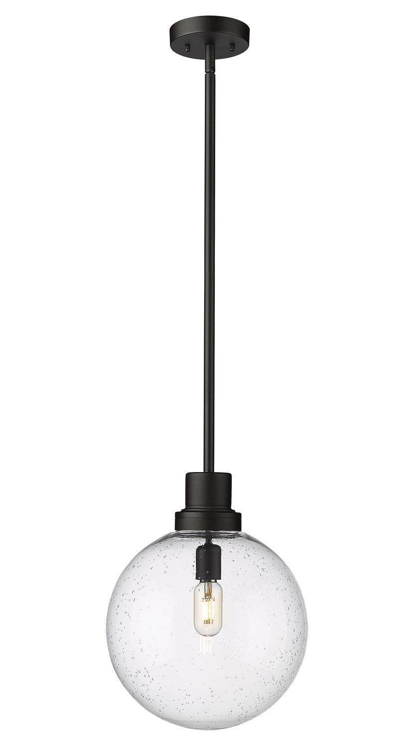 Laurent One Light Outdoor Pendant in Black - available from The Lighting Shoppe, trusted by Canadian homeowners