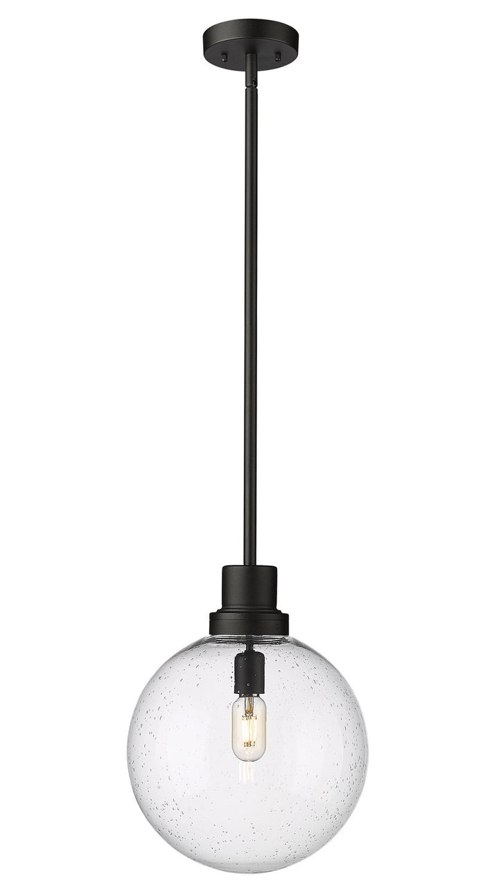 Z-Lite Canada - 599P12-BK - One Light Outdoor Pendant - Laurent - Black