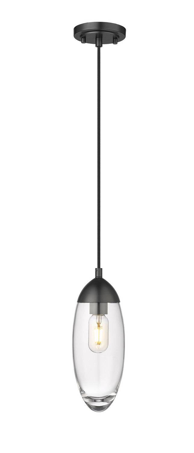 Arden One Light Pendant in Matte Black - available from The Lighting Shoppe, trusted by Canadian homeowners