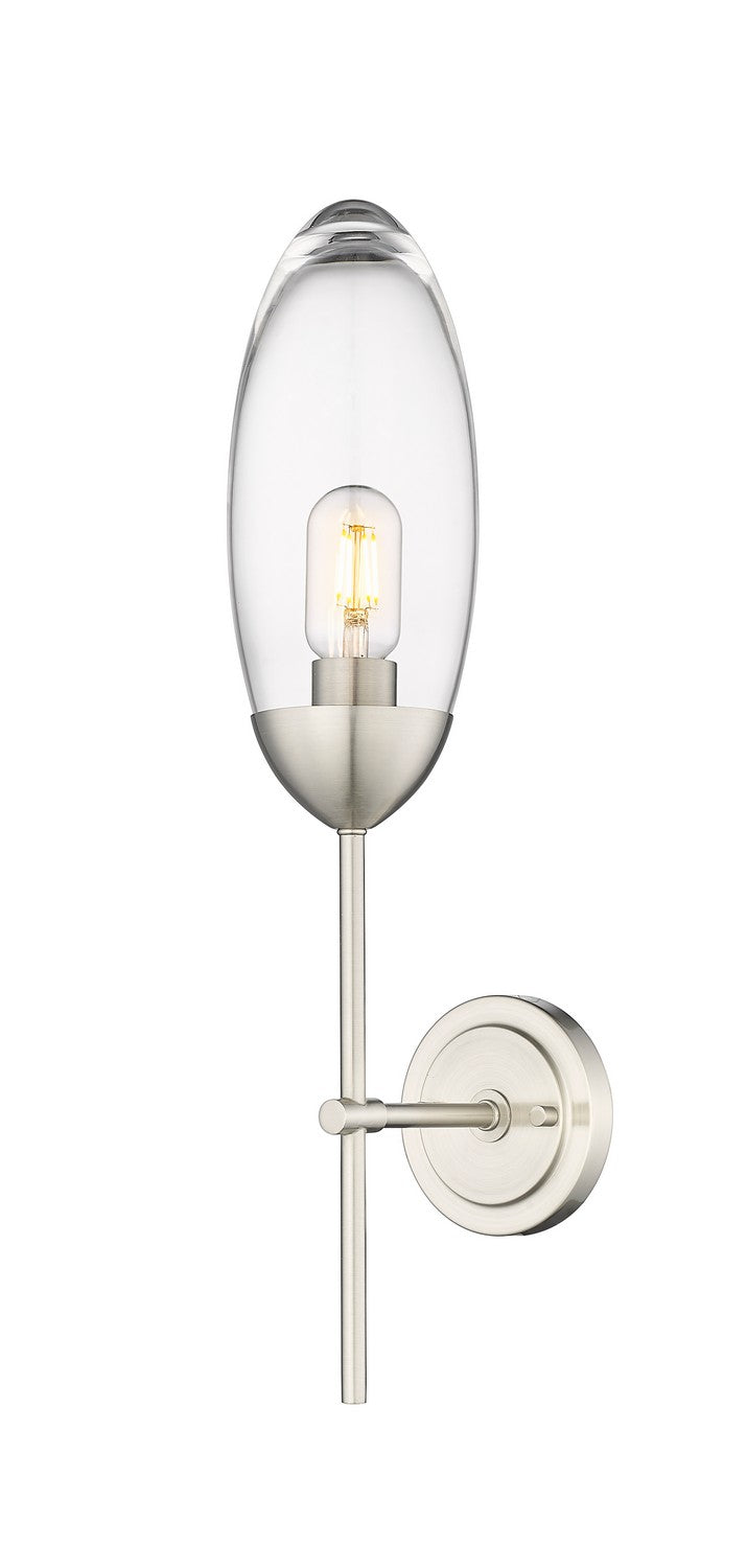 Arden One Light Wall Sconce in Brushed Nickel - available from The Lighting Shoppe, trusted by Canadian homeowners