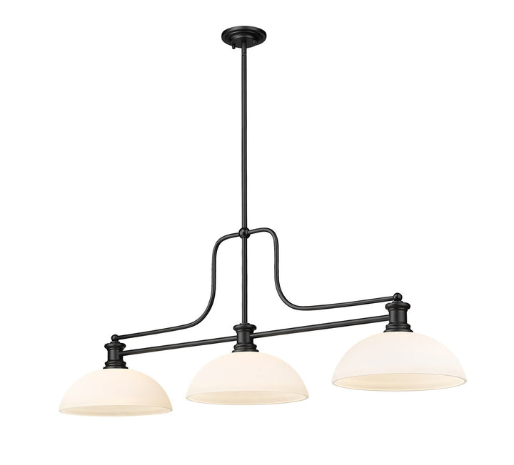 Z-Lite Canada - 725-3MB-DMO14 - Three Light Billiard - Melange - Matte Black