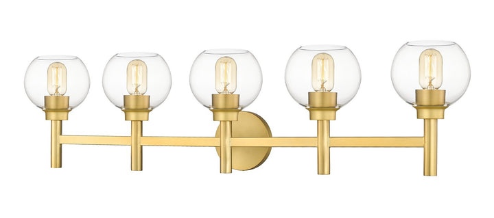 Z-Lite Canada - 7502-5V-BG - Five Light Vanity - Sutton - Brushed Gold