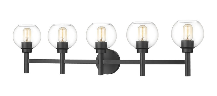 Z-Lite Canada - 7502-5V-MB - Five Light Vanity - Sutton - Matte Black