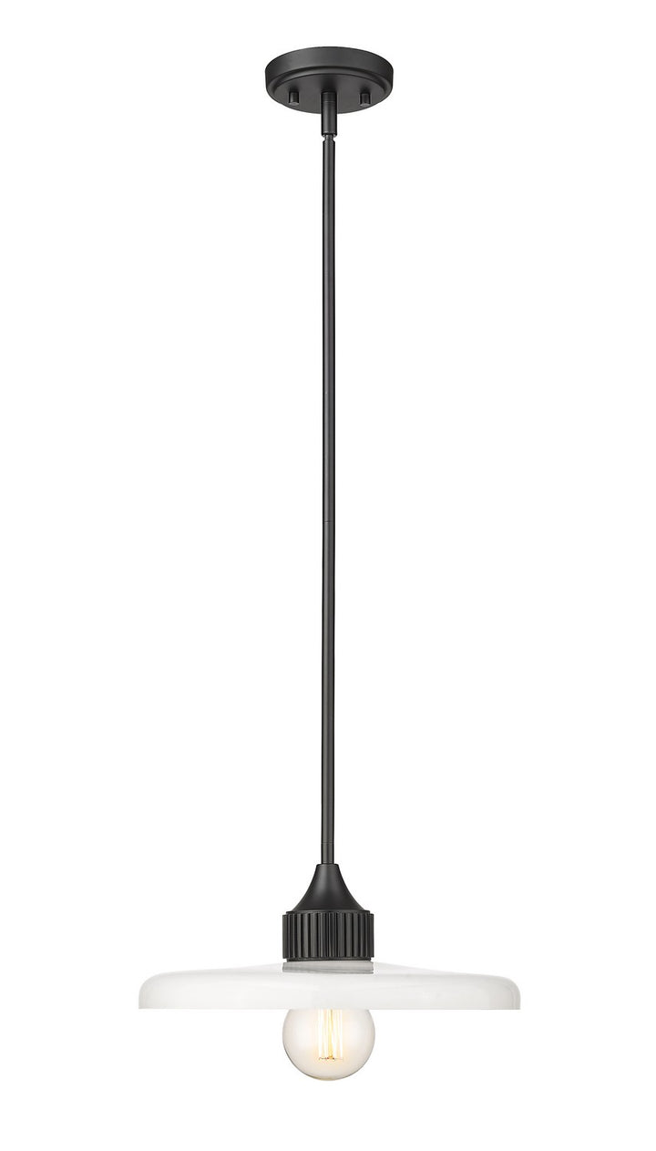 Paloma One Light Pendant in Matte Black - available from The Lighting Shoppe, trusted by Canadian homeowners