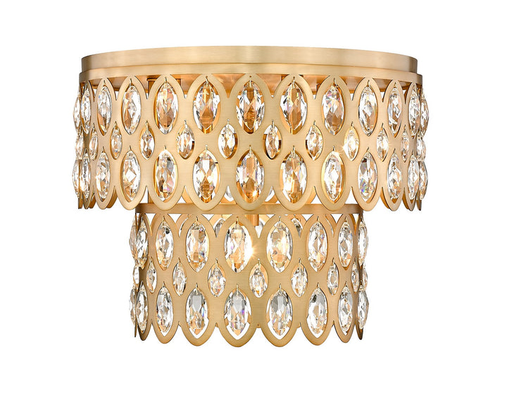 Z-Lite Canada - 822F15-HB - Five Light Flush Mount - Dealey - Heirloom Brass