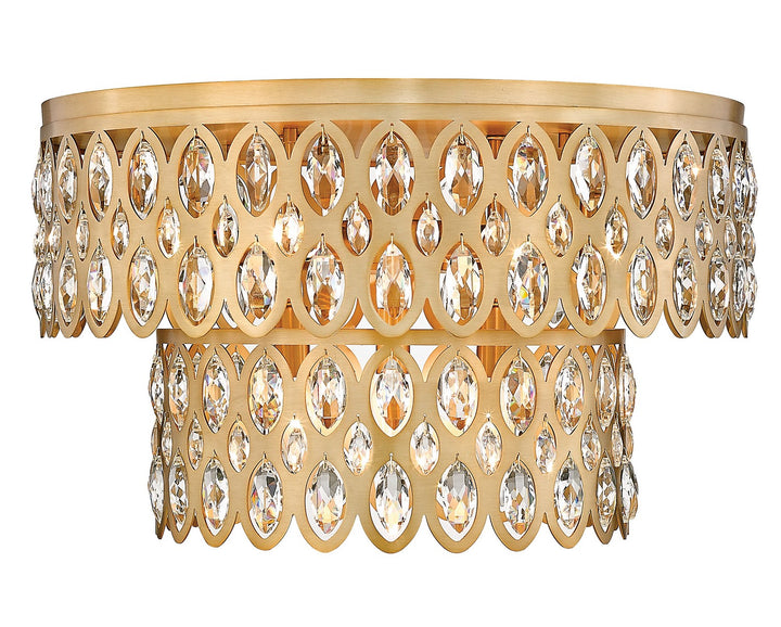 Z-Lite Canada - 822F20-HB - Nine Light Flush Mount - Dealey - Heirloom Brass