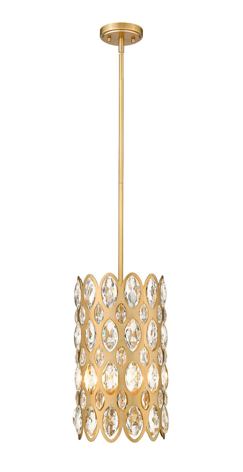 Dealey Three Light Pendant in Heirloom Brass - available from The Lighting Shoppe, trusted by Canadian homeowners