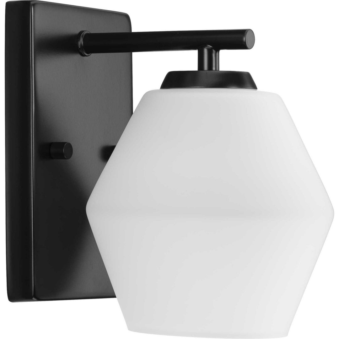 Copeland One Light Bath and Vanity Light in Matte Black - available from The Lighting Shoppe, trusted by Canadian homeowners