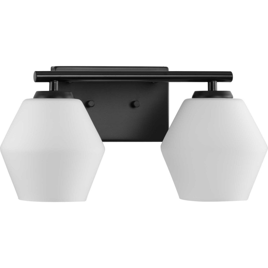 Copeland Two Light Vanity in Matte Black - available from The Lighting Shoppe, trusted by Canadian homeowners