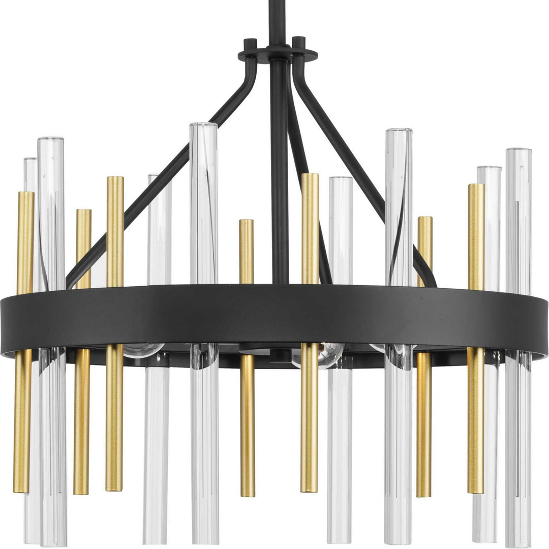 Progress Canada - P350232-031 - Three Light Semi Flush Mount - Orrizo - Black