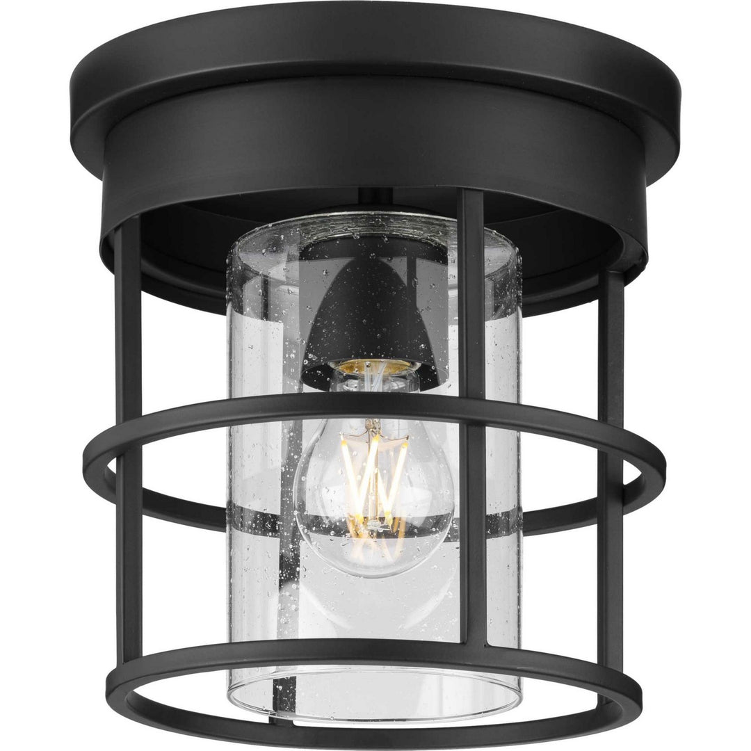Progress Canada - P350236-31M - One Light Flush Mount - Burgess - Matte Black