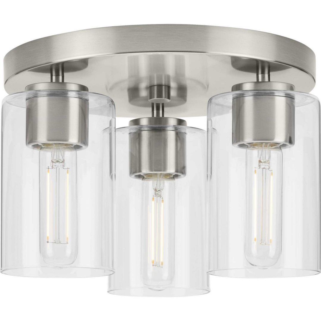 Progress Canada - P350237-009 - Three Light Flush Mount - Cofield - Brushed Nickel