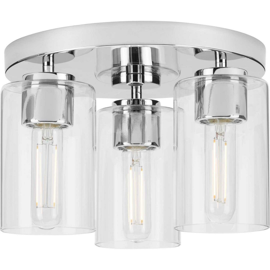 Progress Canada - P350237-015 - Three Light Flush Mount - Cofield - Polished Chrome