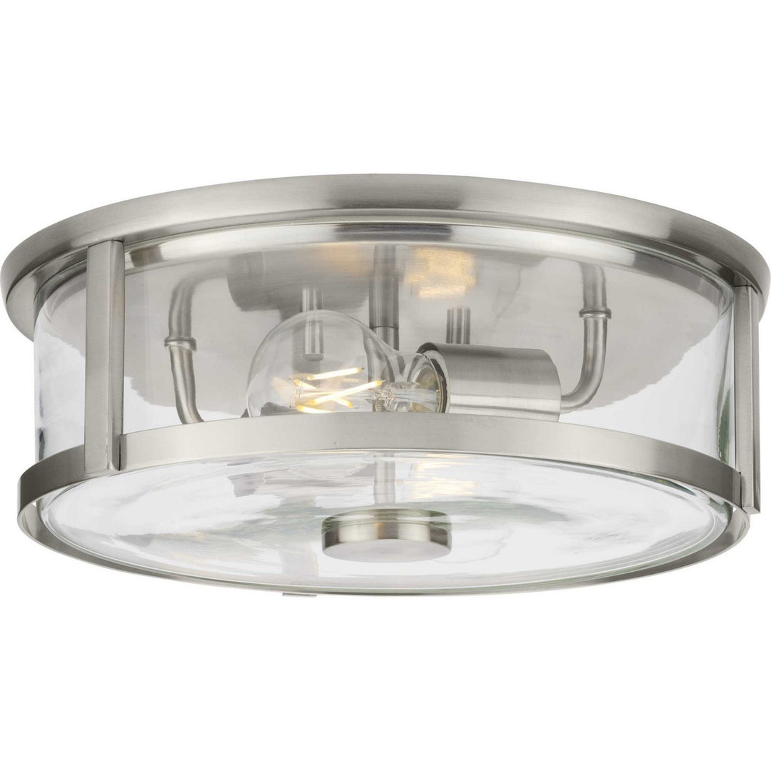 Progress Canada - P350253-009 - Two Light Flush Mount - Gilliam - Brushed Nickel