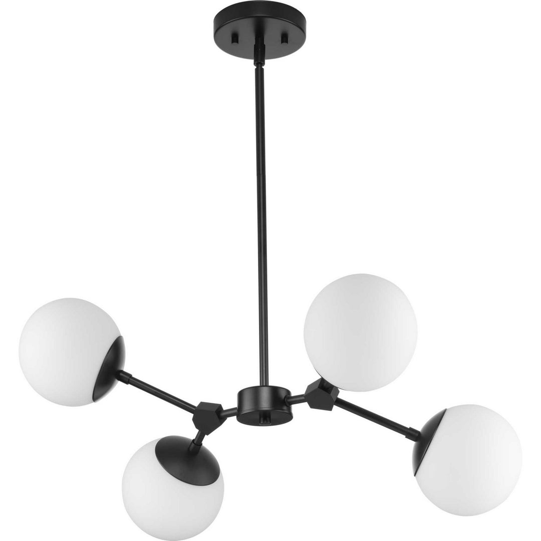 Progress Canada - P400307-31M - Four Light Chandelier - Haas - Matte Black