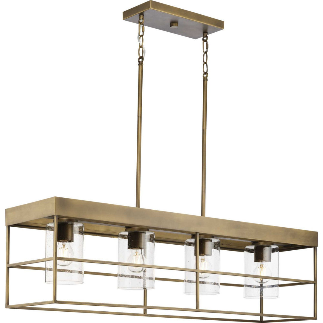 Progress Canada - P400312-196 - Four Light Chandelier - Burgess - Aged Bronze