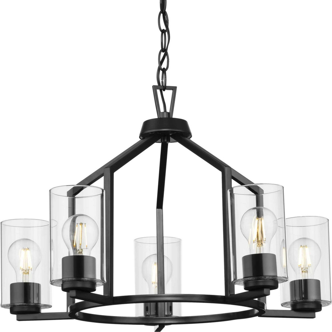 Progress Canada - P400316-31M - Five Light Chandelier - Goodwin - Matte Black