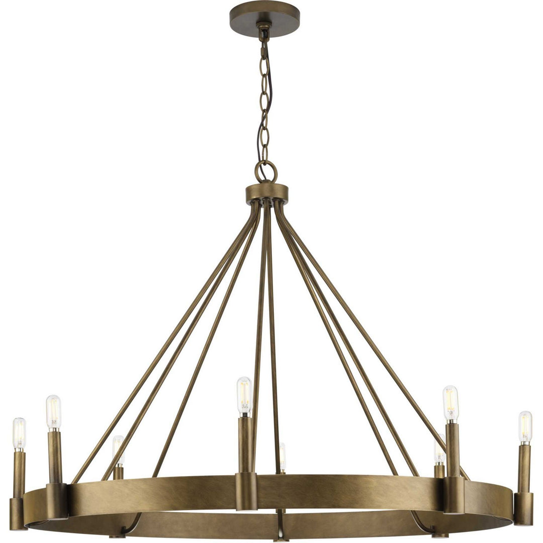 Breckenridge Eight Light Chandelier in Aged Bronze - available from The Lighting Shoppe, trusted by Canadian homeowners