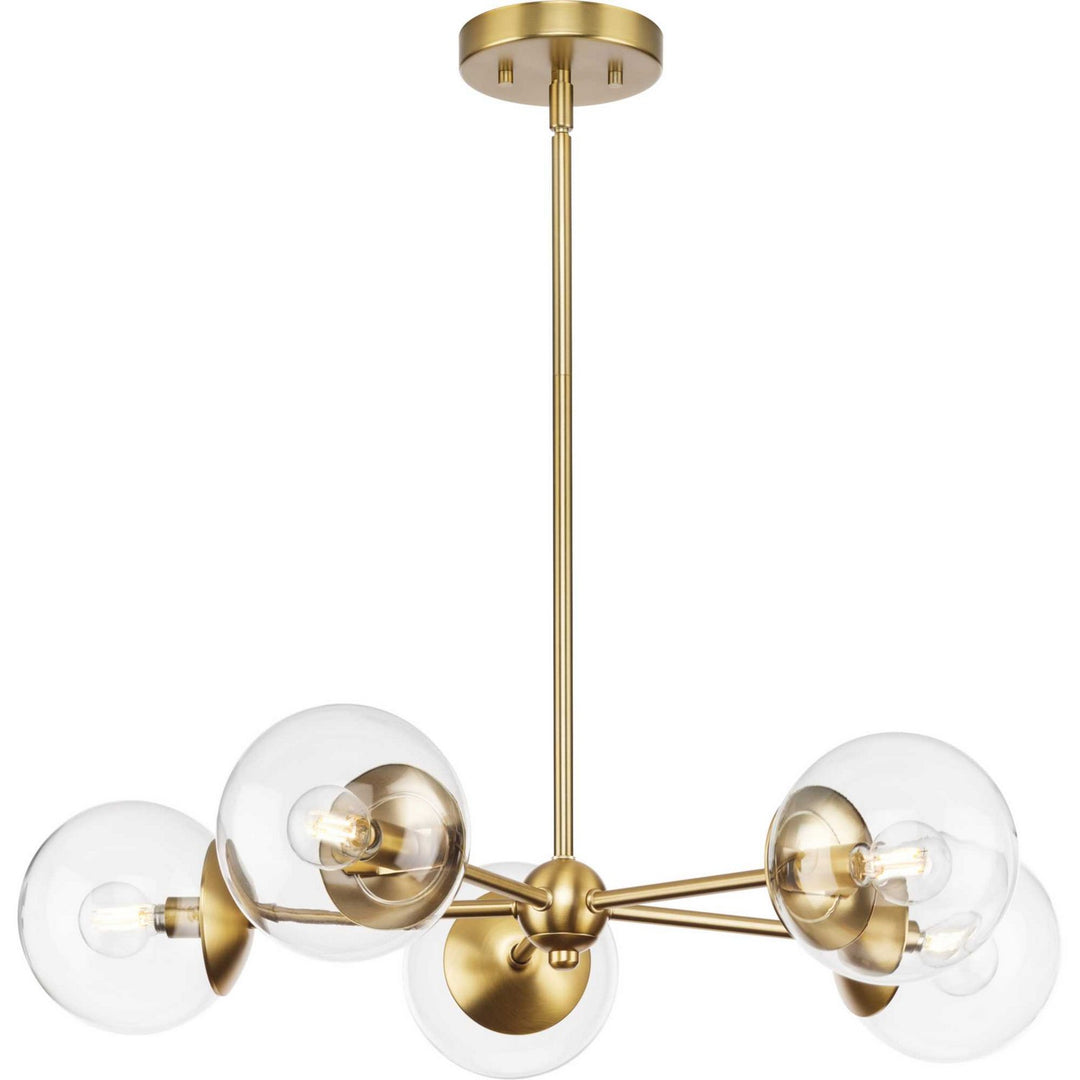 Progress Canada - P400325-109 - Five Light Chandelier - Atwell - Brushed Bronze