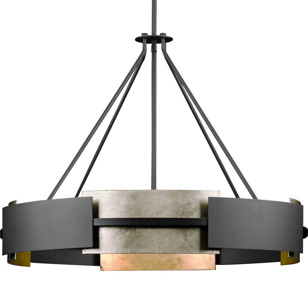 Lowery Six Light Pendant in Matte Black - available from The Lighting Shoppe, trusted by Canadian homeowners